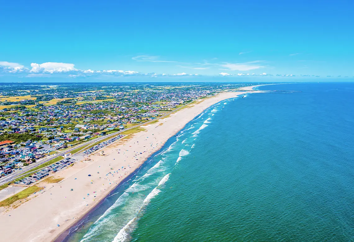 写真：白幡・井之内海水浴場